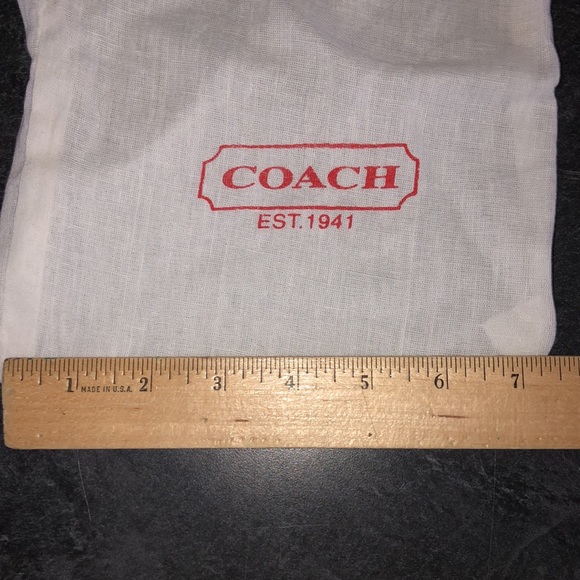 Authentic COACH  DUST BAG perfect for storage ( sunglasses, wallet, keychain) - Picture 2 of 4
